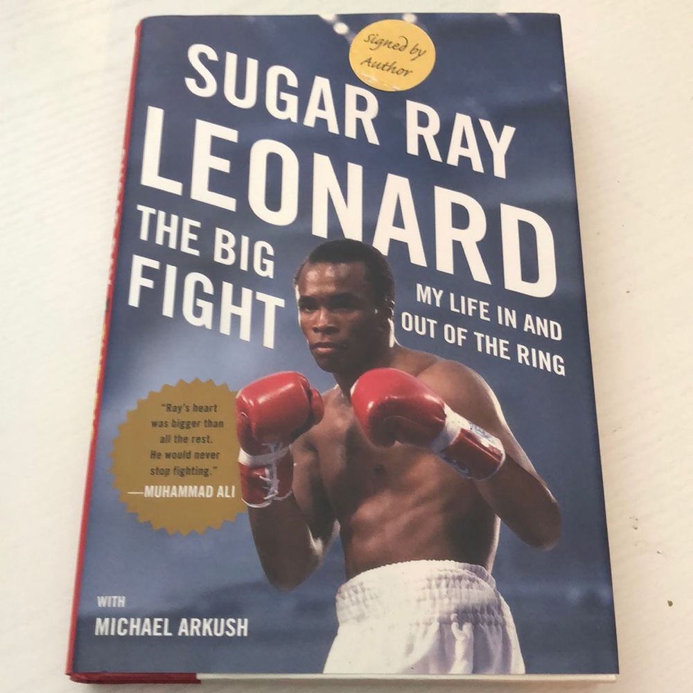 Sugar Ray Leonard The Big Fight - Hardcover
